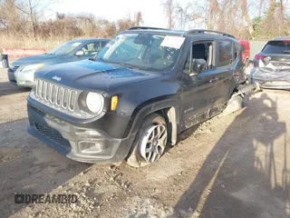2018 Jeep Renegade Latitude with VIN ZACCJABB7JPH15240, listed as a IAAI auction lot 41727971 with 96,853 mi miles and . Bid and sale history available at carsss.com. Image 18.