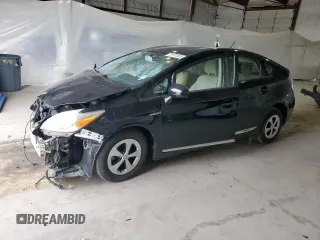 2014 Toyota Prius Four z VIN JTDKN3DU4E1795841, wystawiony jako Copart lot #55101605 z przebiegiem 46 545 mil mil oraz Szkoda całkowita • Salvage title. Historia ofert i sprzedaży dostępna na DreamBid. Obrazek 1.