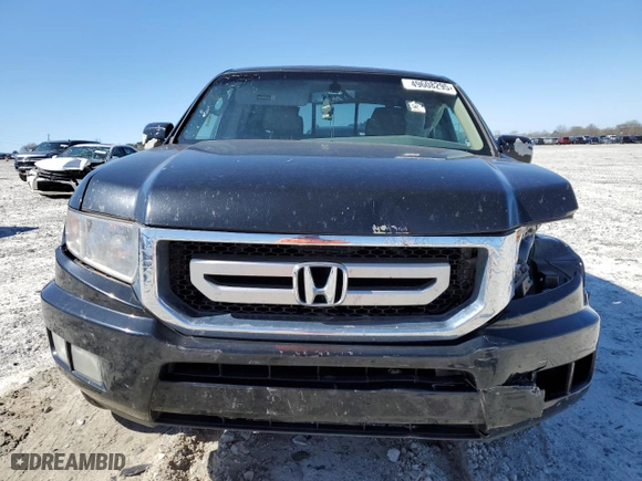 2010 Honda Ridgeline RTL with VIN 5FPYK1F51AB010343, listed as a Copart auction lot 49608295 with 0 mi miles and Non Repairable. Bid and sale history available at carsss.com. Image 5.