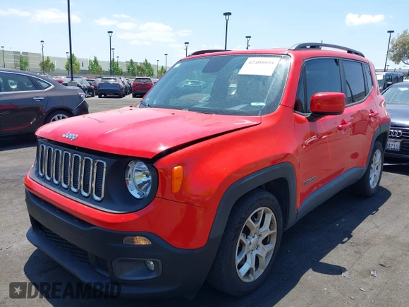 2018 Jeep Renegade Altitude z VIN ZACCJABB5JPJ54842, wystawiony jako IAAI lot #42400858 z przebiegiem 29 440 mil mil oraz . Historia ofert i sprzedaży dostępna na DreamBid. Obrazek 17.