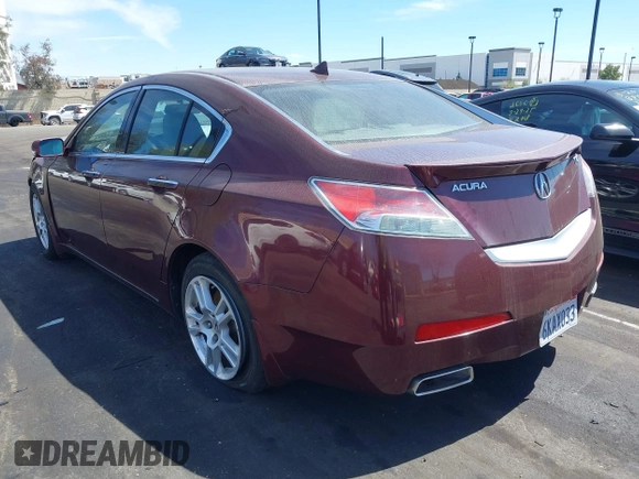 2010 Acura TL Tech with VIN 19UUA8F56AA007838, listed as a IAAI auction lot 41803438 with 182,780 mi miles. Bid and sale history available at carsss.com. Image 3.