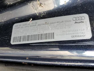 2009 Audi A8 L 4.2L with VIN WAUMV94E69N001082, listed as a Copart auction lot 70003814 with 88,490 mi miles and Clean Title. Bid and sale history available at carsss.com. Image 12.