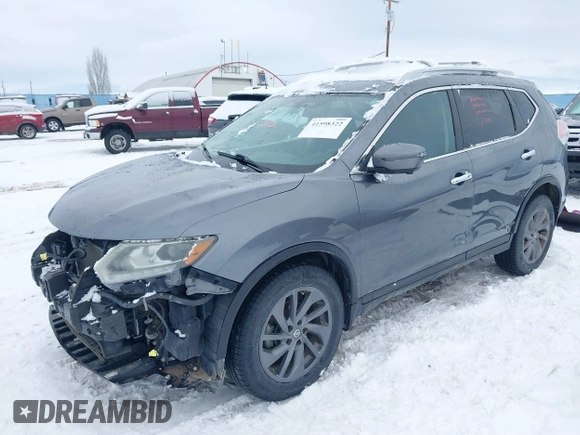 2016 Nissan Rogue SL with VIN 5N1AT2MV7GC805222, listed as a IAAI auction lot 41598322 with 145,568 mi miles and . Bid and sale history available at DreamBid. Image 18.