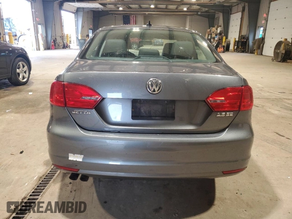 2012 Volkswagen Jetta Sedan SE w/Convenience PZEV with VIN 3VWDP7AJ4CM470267, listed as a Copart auction lot 51827255 with 71,158 mi miles and Salvage Title. Bid and sale history available at carsss.com. Image 6.