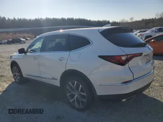 2022 Acura MDX w/Technology Package with VIN 5J8YE1H43NL032577, listed as a Copart auction lot 89393715 with 41,181 mi miles and Salvage Title. Bid and sale history available at carsss.com. Image 2.