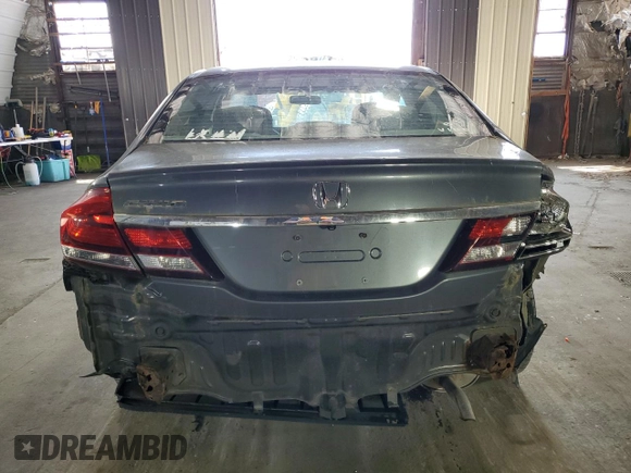 2013 Honda Civic LX z VIN 2HGFB2F50DH559957, wystawiony jako Copart lot #59290165 z przebiegiem 148 553 mil mil oraz Szkoda całkowita • Salvage title. Historia ofert i sprzedaży dostępna na DreamBid. Obrazek 6.