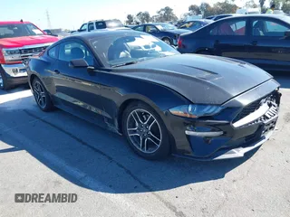 2022 Ford Mustang EcoBoost with VIN 1FA6P8TH4N5104366, listed as a IAAI auction lot 41657715 with 61,083 mi miles. Bid and sale history available at carsss.com. Image 1.