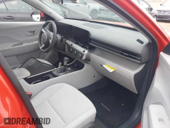 2024 Hyundai Kona SE with VIN KM8HA3AB5RU136935, listed as a IAAI auction lot 41614174 with 16,654 mi miles. Bid and sale history available at carsss.com. Image 5.