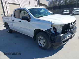 2020 Chevrolet Silverado 1500 Work Truck with VIN 1GCRWAEFXLZ211182, listed as a IAAI auction lot 41768487 with 142,824 mi miles and . Bid and sale history available at DreamBid. Image 1.