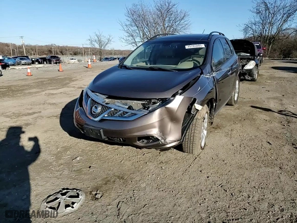2011 Nissan Murano SL with VIN JN8AZ1MW4BW159672, listed as a Copart auction lot 45765885 with 157,390 mi miles and Salvage Title. Bid and sale history available at carsss.com. Image 12.