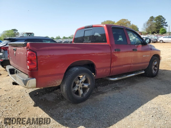 2007 Dodge 1500 SLT with VIN 1D7HA18P07S204969, listed as a Copart auction lot 51480485 with 222,376 mi miles and Salvage Title. Bid and sale history available at DreamBid. Image 3.