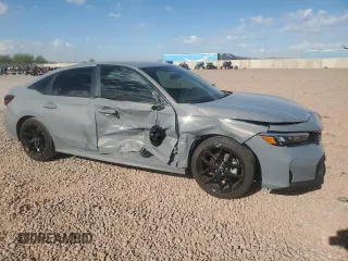 2025 Honda Civic Sport with VIN 2HGFE2F52SH537253, listed as a Copart auction lot 53373055 with 7,419 mi miles and Salvage title. Bid and sale history available at DreamBid. Image 4.