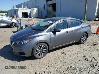 2021 Nissan Versa SV z VIN 3N1CN8EV6ML874334, wystawiony jako Copart lot #54662305 z przebiegiem 77 009 mil mil oraz Szkoda całkowita • Salvage title. Historia ofert i sprzedaży dostępna na DreamBid. Obrazek 1.