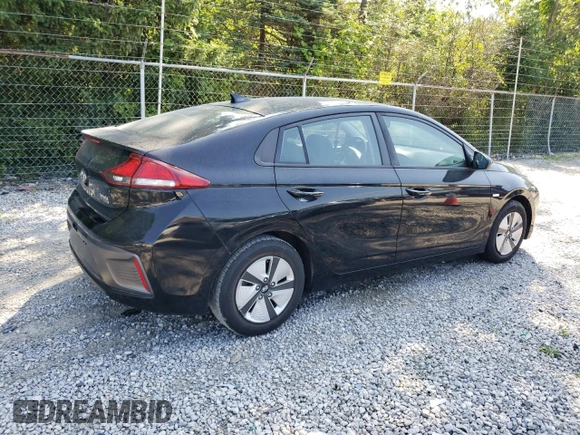 2019 Hyundai Ioniq Blue with VIN KMHC65LCXKU171182, listed as a Copart auction lot 62520065 with 146,180 mi miles and Salvage title. Bid and sale history available at DreamBid. Image 3.
