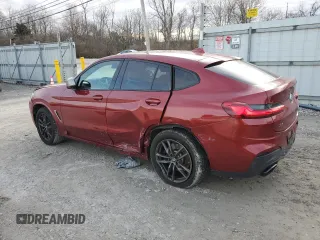 2020 BMW X4 M40i with VIN 5UX2V5C07L9C32535, listed as a Copart auction lot 44514375 with 52,004 mi miles and Non repairable. Bid and sale history available at DreamBid. Image 2.