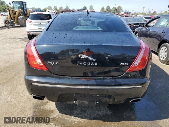 2013 Jaguar XJ Supercharged with VIN SAJWA2GE3DMV42875, listed as a Copart auction lot 71409324 with 129,422 mi miles and Salvage title. Bid and sale history available at DreamBid. Image 6.