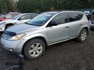 2006 Nissan Murano SE with VIN JN8AZ08W06W528599, listed as a Copart auction lot 80504644 with 166,360 mi miles and Clean Title. Bid and sale history available at carsss.com. Image 1.