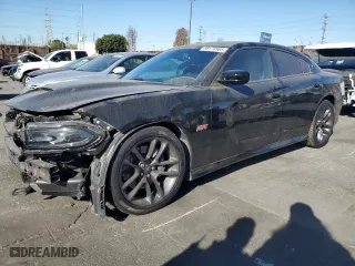 2020 Dodge Charger Scat Pack with VIN 2C3CDXGJ5LH120728, listed as a Copart auction lot 88170985 with 21,726 mi miles and Salvage Title. Bid and sale history available at carsss.com. Image 1.