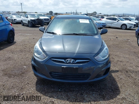 2012 Hyundai Accent GS with VIN KMHCT5AE9CU046673, listed as a IAAI auction lot 41916784 with 110,782 mi miles. Bid and sale history available at carsss.com. Image 12.