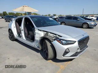 2019 Genesis G70 3.3T Advanced with VIN KMTG34LE2KU014936, listed as a Copart auction lot 74771744 with 29,245 mi miles and Salvage Title. Bid and sale history available at carsss.com. Image 4.