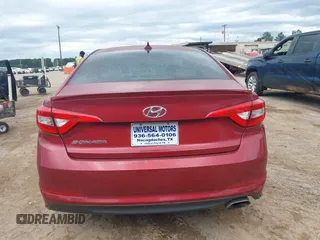 2016 Hyundai Sonata SE with VIN 5NPE24AFXGH424650, listed as a IAAI auction lot 42192639 with 126,632 mi miles and . Bid and sale history available at carsss.com. Image 16.