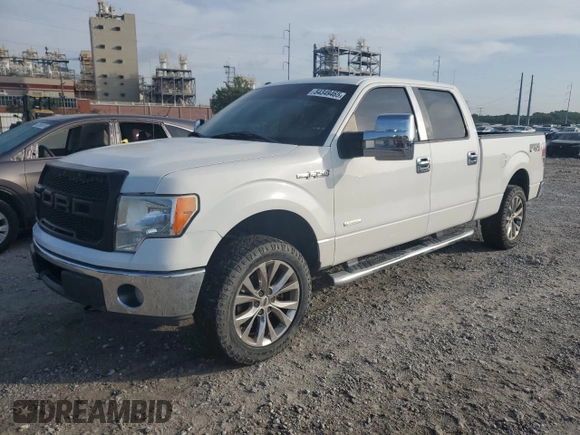 2011 Ford F-150 XLT with VIN 1FTFW1ET0BKE23475, listed as a Copart auction lot 54349465 with 113,424 mi miles and Salvage Title. Bid and sale history available at carsss.com. Image 1.