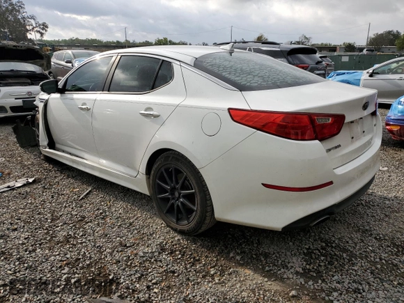 2015 Kia Optima LX with VIN KNAGM4A77F5555249, listed as a Copart auction lot 48341055 with 143,028 mi miles and Non Repairable. Bid and sale history available at carsss.com. Image 2.