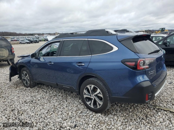 2021 Subaru Outback Touring with VIN 4S4BTAPCXM3109586, listed as a Copart auction lot 81755914 with 0 mi miles and Salvage Title. Bid and sale history available at carsss.com. Image 2.