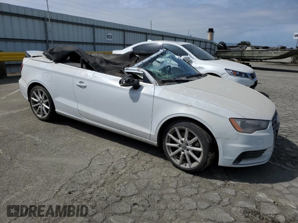 2015 Audi A3 2.0T Premium Plus with VIN WAU3FLFF5F1123706, listed as a Copart auction lot 49510785 with 74,819 mi miles and Salvage Title. Bid and sale history available at carsss.com. Image 4.