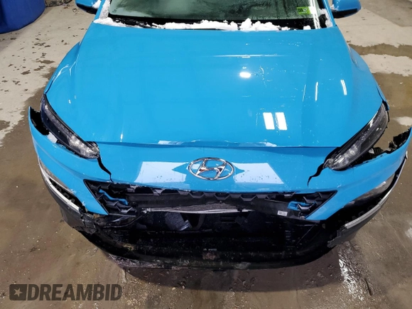 2022 Hyundai Kona SEL with VIN KM8K62ABXNU916683, listed as a Copart auction lot 44970635 with 35,543 mi miles and Salvage Title. Bid and sale history available at DreamBid. Image 13.