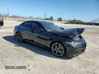 2022 Alfa Romeo Giulia Veloce with VIN ZARFAMBN2N7665252, listed as a Copart auction lot 49545425 with 31,935 mi miles and Non Repairable. Bid and sale history available at carsss.com. Image 11.