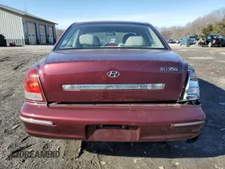 2002 Hyundai XG350 L with VIN KMHFU45EX2A231152, listed as a Copart auction lot 45800505 with 48,074 mi miles and Salvage Title. Bid and sale history available at carsss.com. Image 6.