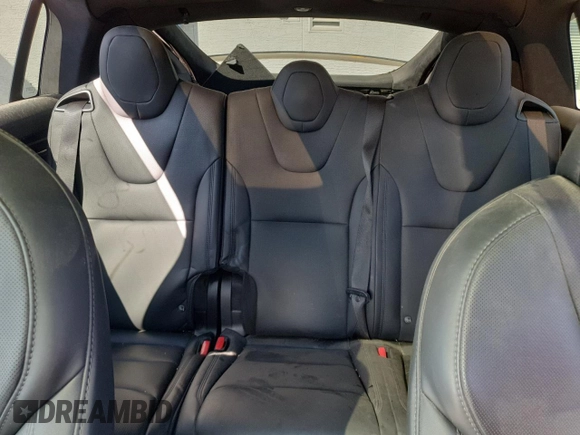 2022 Tesla Model X with VIN 7SAXCDE55NF341925, listed as a Copart auction lot 47607595 with Not Provided miles and Salvage Title. Bid and sale history available at DreamBid. Image 12.