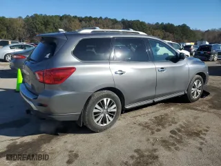 2020 Nissan Pathfinder S with VIN 5N1DR2ANXLC644181, listed as a Copart auction lot 85416464 with 134,275 mi miles and Salvage Title. Bid and sale history available at carsss.com. Image 3.