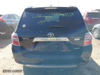2009 Toyota Highlander Hybrid Limited with VIN JTEEW44A792030933, listed as a IAAI auction lot 41761838 with 257,644 mi miles. Bid and sale history available at carsss.com. Image 16.