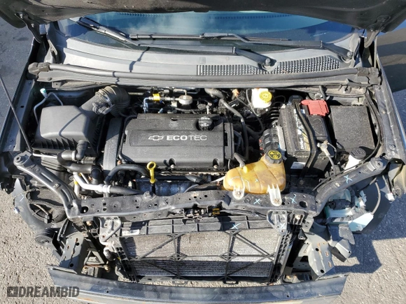2017 Chevrolet Sonic LT with VIN 1G1JD5SG5H4178046, listed as a Copart auction lot 47219445 with 129,648 mi miles and Salvage Title. Bid and sale history available at carsss.com. Image 11.