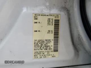 2015 Nissan Altima SL with VIN 1N4BL3AP1FC270736, listed as a Copart auction lot 81253054 with 125,981 mi miles and Salvage Title. Bid and sale history available at DreamBid. Image 14.
