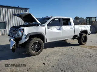 2022 GMC Sierra 2500HD Denali z VIN 1GT49REY0NF289329, wystawiony jako Copart lot #48005045 z przebiegiem 76 510 mil mil oraz Szkoda całkowita • Salvage title. Historia ofert i sprzedaży dostępna na DreamBid. Obrazek 1.