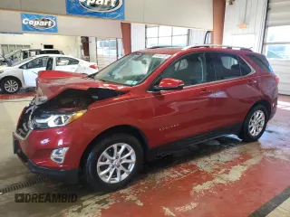 2019 Chevrolet Equinox LT z VIN 2GNAXUEV8K6135417, wystawiony jako Copart lot #54163135 z przebiegiem 60 246 mil mil oraz Szkoda całkowita • Salvage title. Historia ofert i sprzedaży dostępna na DreamBid. Obrazek 1.