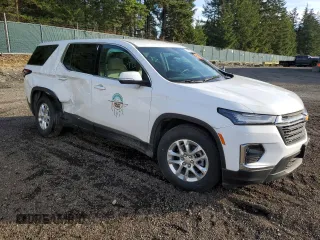 2023 Chevrolet Traverse LS with VIN 1GNEVLKW1PJ224447, listed as a Copart auction lot 77578034 with 0 mi miles and Salvage Title. Bid and sale history available at carsss.com. Image 4.