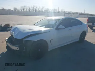 2015 BMW 4 Series 435i with VIN WBA4B1C59FD955497, listed as a IAAI auction lot 41174096 with 101,047 mi miles and . Bid and sale history available at carsss.com. Image 17.