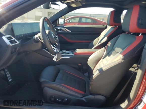2025 BMW 4 Series с VIN WBA73DA06SCS99942, выставлен на аукционе Copart как лот 45452165 с пробегом 5 129 миль миль и Списание • Salvage title. История ставок и продаж доступна на DreamBid. Изображение 7.