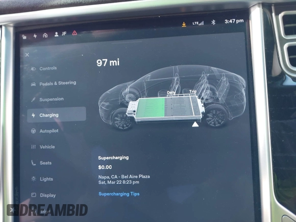 2016 Tesla Model X 70D z VIN 5YJXCAE27GF021994, wystawiony jako IAAI lot #41976475 z przebiegiem 70 771 mil mil oraz . Historia ofert i sprzedaży dostępna na DreamBid. Obrazek 18.