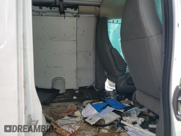 2018 Chevrolet Express Cargo Van with VIN 1GCWGAFP6J1217404, listed as a Copart auction lot 68947454 with 122,000 mi miles and Salvage Title. Bid and sale history available at carsss.com. Image 12.