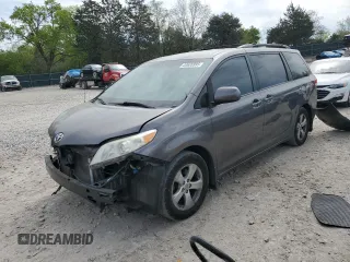 2014 Toyota Sienna LE AAS with VIN 5TDKK3DC6ES434887, listed as a Copart auction lot 53626995 with 141,388 mi miles and Salvage Title. Bid and sale history available at DreamBid. Image 1.
