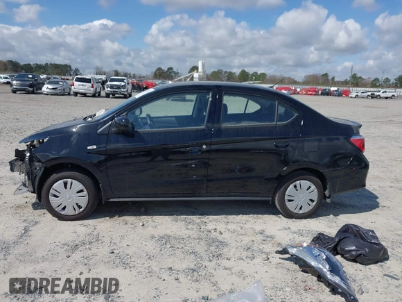 2024 Mitsubishi Mirage G4 ES with VIN ML32FUFJ5RHF07415, listed as a IAAI auction lot 41794271 with 3,730 mi miles. Bid and sale history available at carsss.com. Image 15.