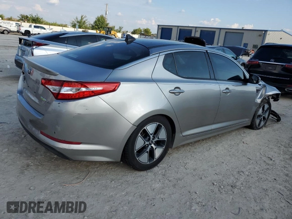 2013 Kia Optima Hybrid EX with VIN KNAGM4AD5D5044688, listed as a Copart auction lot 70068464 with 125,338 mi miles and Salvage Title. Bid and sale history available at carsss.com. Image 3.