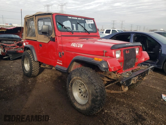 1995 Jeep Wrangler S with VIN 1J4FY19P5SP286022, listed as a Copart auction lot 82615144 with 194,475 mi miles and Clean Title. Bid and sale history available at carsss.com. Image 4.