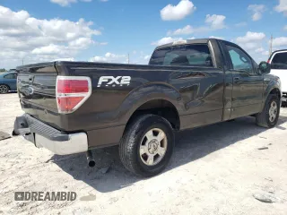 2009 Ford F-150 XL with VIN 1FTRF12879KC60671, listed as a Copart auction lot 76003554 with 266,092 mi miles and Salvage Title. Bid and sale history available at carsss.com. Image 3.