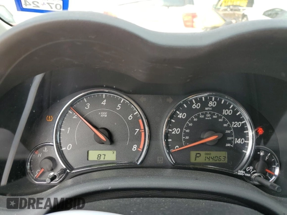 2013 Toyota Corolla L with VIN 5YFBU4EE1DP097861, listed as a Copart auction lot 55872854 with 144,063 mi miles and Clean Title. Bid and sale history available at DreamBid. Image 9.